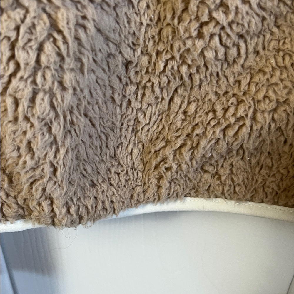 Champion Tan Sherpa Half-Zip Pullover - Picture 4 of 5